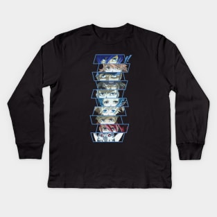 PERSONA 3 SEES UNIT Kids Long Sleeve T-Shirt